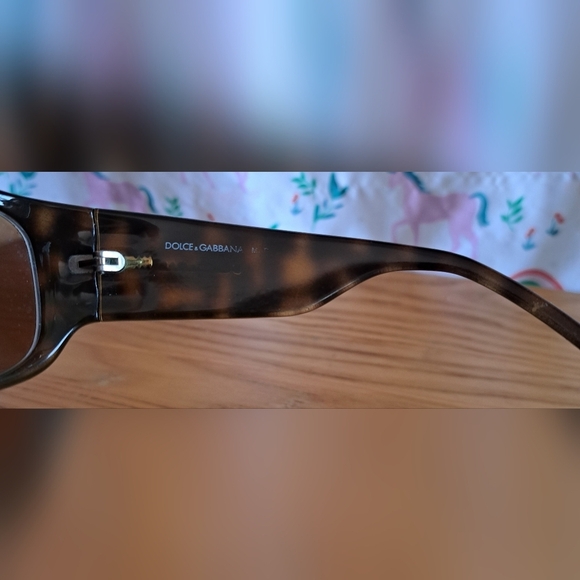 Vintage Dolce & Gabbana 502/73 Tortoise Aviator Neutral Sunglass Glasses Frames main image 8